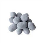 Decoració de la llar de foc de la llar de foc Bola de pedra de còdols de ceràmica Set de 24 accessoris per a la llar de foc